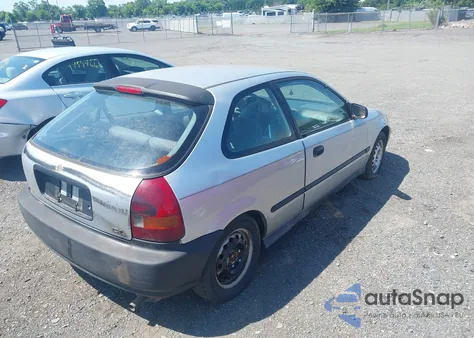 2000 Honda Civic Cx из США, поврежденный, VIN 2HGEJ6429YH106165